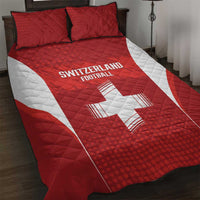 Switzerland Football 2026 Quilt Bed Set Hopp Schwiiz - Wonder Print Shop
