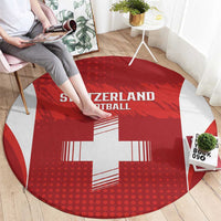 Switzerland Football 2026 Round Carpet Hopp Schwiiz - Wonder Print Shop