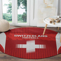 Switzerland Football 2026 Round Carpet Hopp Schwiiz - Wonder Print Shop