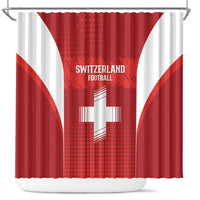Switzerland Football 2026 Shower Curtain Hopp Schwiiz - Wonder Print Shop