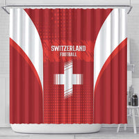 Switzerland Football 2026 Shower Curtain Hopp Schwiiz - Wonder Print Shop