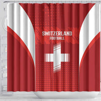 Switzerland Football 2026 Shower Curtain Hopp Schwiiz - Wonder Print Shop