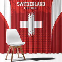Switzerland Football 2026 Window Curtain Hopp Schwiiz - Wonder Print Shop