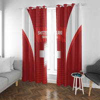 Switzerland Football 2026 Window Curtain Hopp Schwiiz - Wonder Print Shop