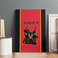 Angola Football Canvas Wall Art Come On Palancas Negras - Wonder Print Shop