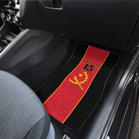 Custom Angola Football Car Mats Come On Palancas Negras - Wonder Print Shop