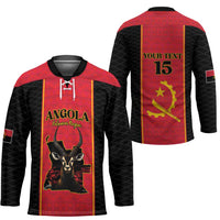 Custom Angola Football Hockey Jersey Come On Palancas Negras - Wonder Print Shop