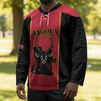 Custom Angola Football Hockey Jersey Come On Palancas Negras - Wonder Print Shop