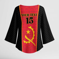 Custom Angola Football Kimono Sleeve Blouse Come On Palancas Negras - Wonder Print Shop