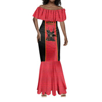 Custom Angola Football Mermaid Dress Come On Palancas Negras LT15
