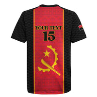 Custom Angola Football Rugby Jersey Come On Palancas Negras LT15