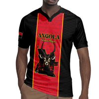 Custom Angola Football Rugby Jersey Come On Palancas Negras LT15