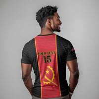 Custom Angola Football T shirt Come On Palancas Negras LT15
