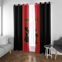 Angola Football Window Curtain Come On Palancas Negras - Wonder Print Shop