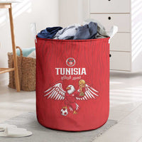 Tunisia Football Laundry Basket Eagles of Carthage Rise - Wonder Print Shop