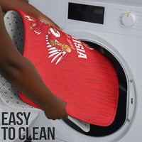 Tunisia Football Bathroom Set Eagles of Carthage Rise - Wonder Print Shop