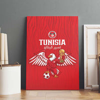 Tunisia Football Canvas Wall Art Eagles of Carthage Rise - Wonder Print Shop