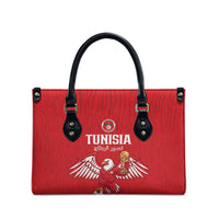 Tunisia Football Leather Bag Eagles of Carthage Rise - Wonder Print Shop