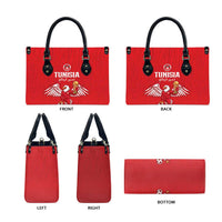 Tunisia Football Leather Bag Eagles of Carthage Rise - Wonder Print Shop