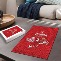 Tunisia Football Puzzle Eagles of Carthage Rise - Wonder Print Shop