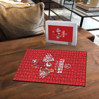 Tunisia Football Puzzle Eagles of Carthage Rise - Wonder Print Shop