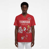 Custom Tunisia Football Scrub Top Eagles of Carthage Rise - Wonder Print Shop