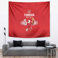 Tunisia Football Tapestry Eagles of Carthage Rise - Wonder Print Shop