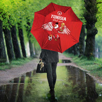 Tunisia Football Umbrella Eagles of Carthage Rise - Wonder Print Shop