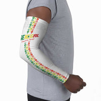 Custom Senegal Football Arm Sleeves Go Champions Lions de la Teranga - Wonder Print Shop