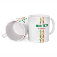 Custom Senegal Football Ceramic Mug Go Champions Lions de la Teranga - Wonder Print Shop