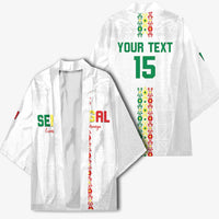 Custom Senegal Football Kimono Go Champions Lions de la Teranga - Wonder Print Shop