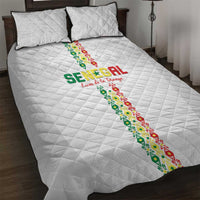 Senegal Football Quilt Bed Set Go Champions Lions de la Teranga - Wonder Print Shop