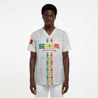 Custom Senegal Football Scrub Top Go Champions Lions de la Teranga - Wonder Print Shop