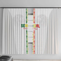 Senegal Football Window Curtain Go Champions Lions de la Teranga - Wonder Print Shop