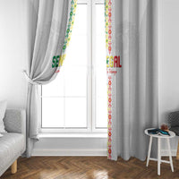Senegal Football Window Curtain Go Champions Lions de la Teranga - Wonder Print Shop