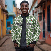 Custom Nigeria Football Bomber Jacket Come On Super Eagles - Wonder Print Shop