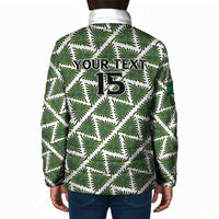 Custom Nigeria Football Padded Jacket Come On Super Eagles - Wonder Print Shop