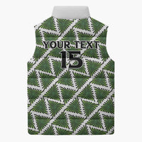 Custom Nigeria Football Sleeveless Puffer Jacket Come On Super Eagles - Wonder Print Shop