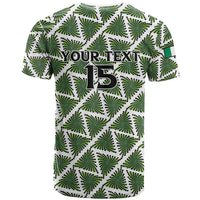 Custom Nigeria Football T shirt Come On Super Eagles LT15