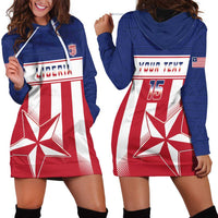 Custom Liberia Football Hoodie Dress Go Lone Stars