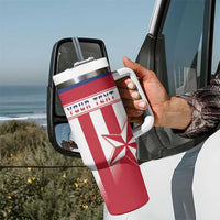 Custom Liberia Football Tumbler With Handle Go Lone Stars
