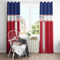 Custom Liberia Football Window Curtain Go Lone Stars