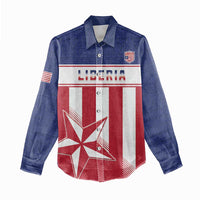 Custom Liberia Football Women Casual Shirt Go Lone Stars
