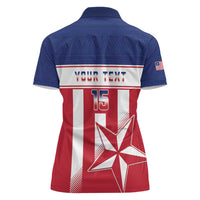 Custom Liberia Football Women Polo Shirt Go Lone Stars