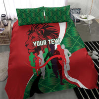 Personalised Athletics Kenya Bedding Set We Are Champions