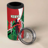 Personalised Athletics Kenya 4 in 1 Can Cooler Tumbler We Are Champions