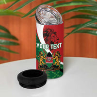Personalised Athletics Kenya 4 in 1 Can Cooler Tumbler We Are Champions
