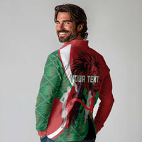 Personalised Athletics Kenya Long Sleeve Polo Shirt We Are Champions