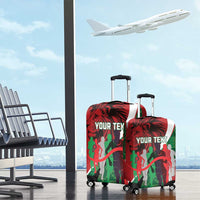 Personalised Athletics Kenya Luggage Cover We Are Champions