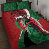 Personalised Athletics Kenya Quilt Bed Set We Are Champions